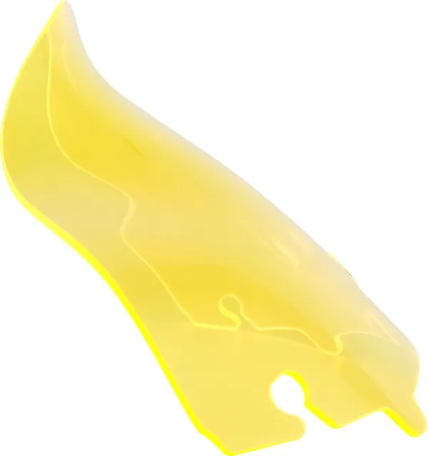 23100739.webp FLH - 2014+ - FLARE WINDSHIELD - 6.5" - KOLOR - YELLOW ICE