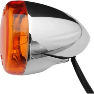TURN SIGNAL AMBER CHR HD F/R