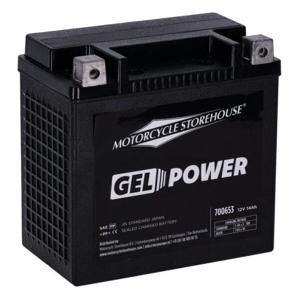 MCS, Nano Series sealed GEL battery. 12V, 14Ah, 260CCA