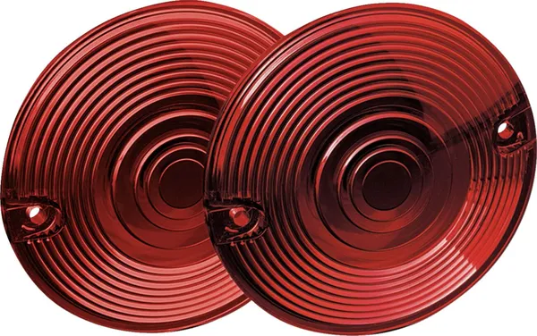 LENS FLAT STYLE TURN SIGNAL - FL/SFLT 86-UP - RED