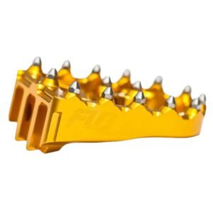 Flo Motorsports, brake arm tip (pedal). Gold