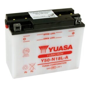 Yuasa, Yumicron 12V lead-acid battery Y50-N18L-A. 20Ah