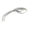 Luca mirror set, 10mm. Chrome, clear glass