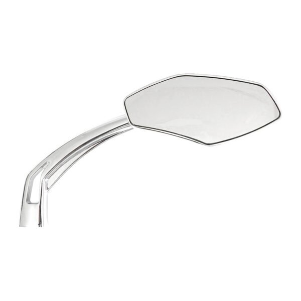 Luca mirror set, 10mm. Chrome, clear glass