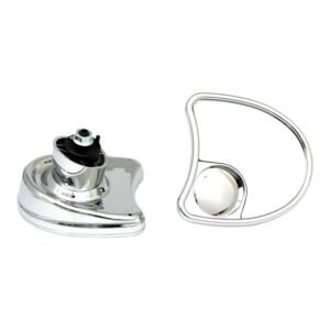 Touring fairing mount mirror kit. Dual vision, chrome