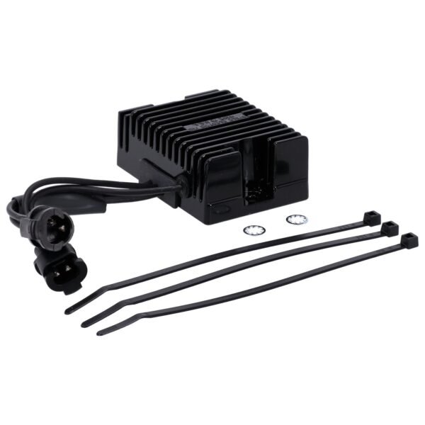 926884bk_1742222467-UzETsCVH.jpg Cycle Electric, voltage regulator/rectifier. Black