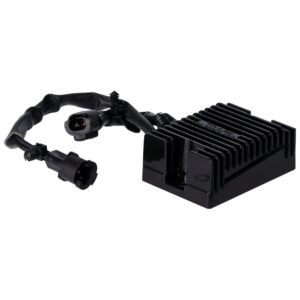 Cycle Electric, voltage regulator/rectifier. Black