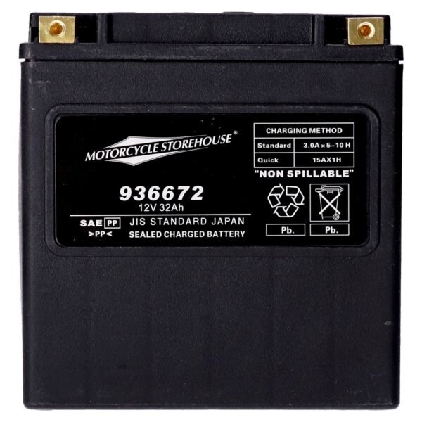 MCS, Standard Series - AGM sealed battery. 12v, 32ah. 450cca