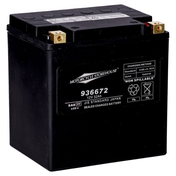 MCS, Standard Series - AGM sealed battery. 12v, 32ah. 450cca