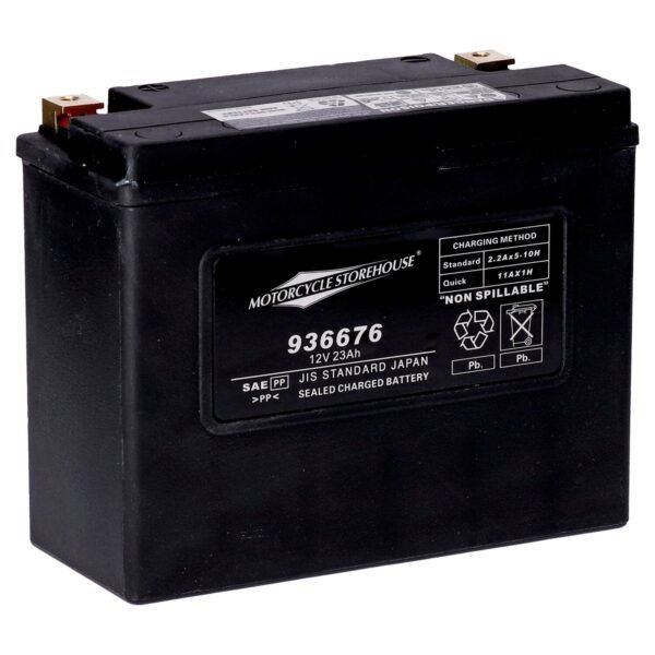 MCS, standard series - AGM sealed battery. 12v, 23ah. 360cca