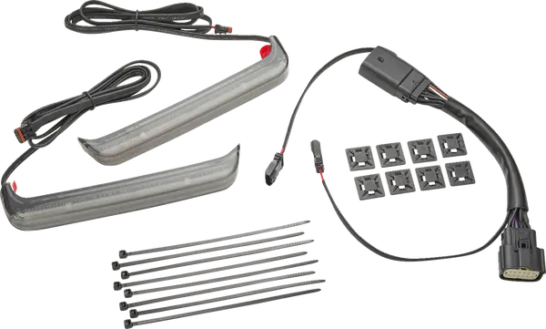 LIGHT BAG BLADES SMOKE LENS RED LEDS