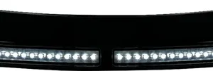 LIGHTS LED WINDSHIELD TRIM GLOSS BLACK ROAD GLIDE