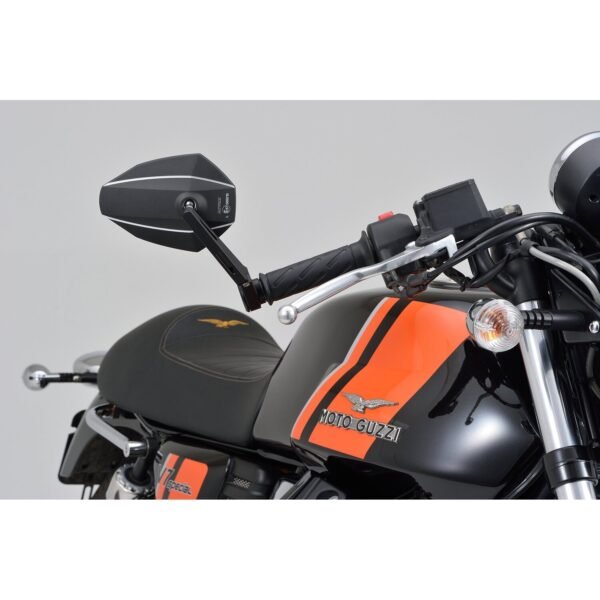 Daytona, bar end D-mirror. Number 7, long stem