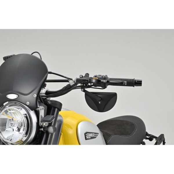 975335ck_1742228091-Euo030EJ.jpg Daytona, clamp-on D-Mirror-19 Half Moon. Black. L&R
