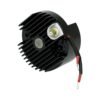 Solid-state 12-v voltage finned regulator. Black