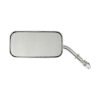 Box mirror. Chrome