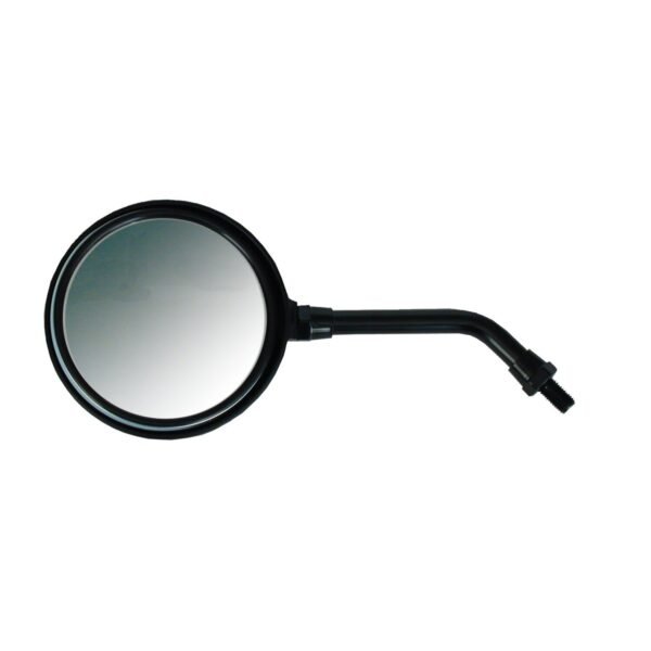 Texas mirror. Black, short stem. left side