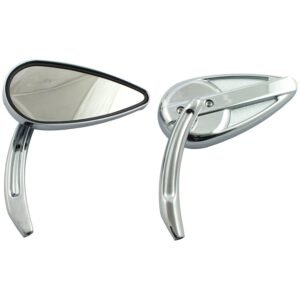 980737k_1742229959-0r6oPo7s.jpg Retro teardrop mirror set. Chrome, aluminum grooved stem