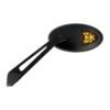 LED cateye turn signal mirror set. Black, amber front lens