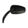 Slipstream mirror set. curved stem, black