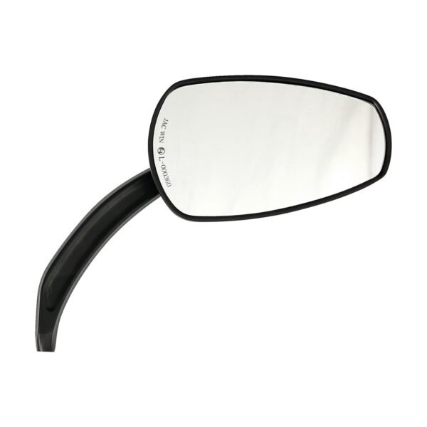 Slipstream mirror set. curved stem, black