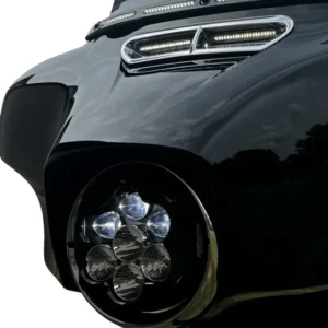 98847612215f1266491cf2cace983bbd_600.webp ECE COMPLIANT SHARK DEMON WHITE HEADLIGHT WITH BATWING ADAP.