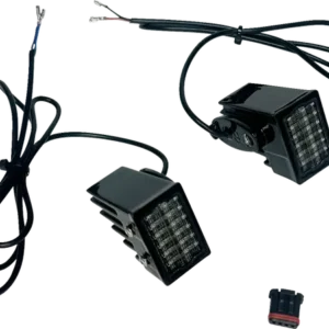 LIGHT HIGH PERFORMANCE LED R. TURN SIGNALS BLACK W/SMK LENS