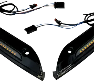ROAD GLIDE WINDSHIELD TRIM FOR '15 - '23 -GLOSS BLACK - PAIR