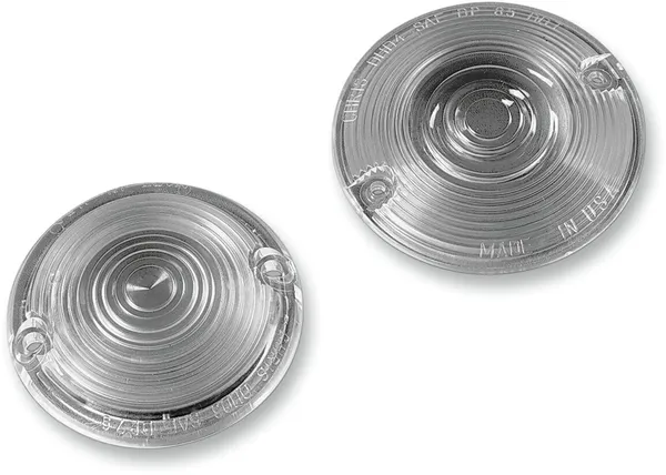 LENS TURN SIGNAL FLAT STYLE - CLEAR
