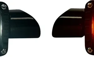 LIGHT SHARK DEMON FRONT TURN SIGNALS LED BLACK/SMK LENS