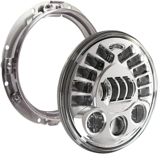 HEADLIGHT ADAP2 8790 CHR 7" KT