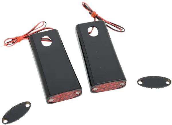 MARKER LED BLK RED ST