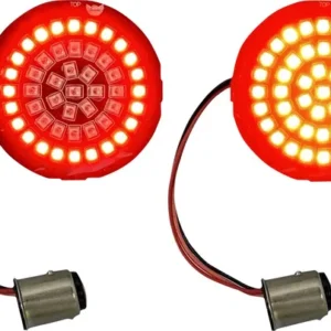 GEN 4 RED RING TURN SIGNAL BULLET 1157 PAIR