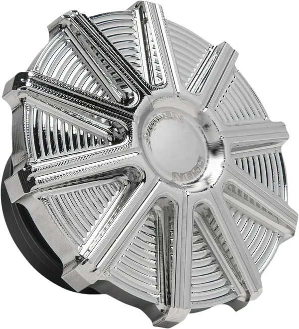 GAS CAP - 10 GAUGE - VENTED - CHROME