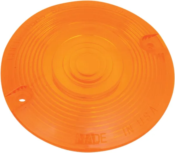 LENS REPLACEMENT AMBER W/FLAT STYLE HOUSING