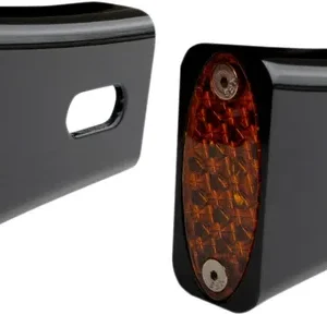 MARKER LED BLK AMBER ST