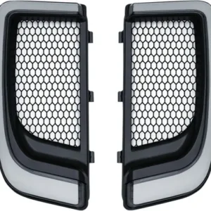 GRILL LOWER TRACER W/LED - FL 14-UP - BLACK