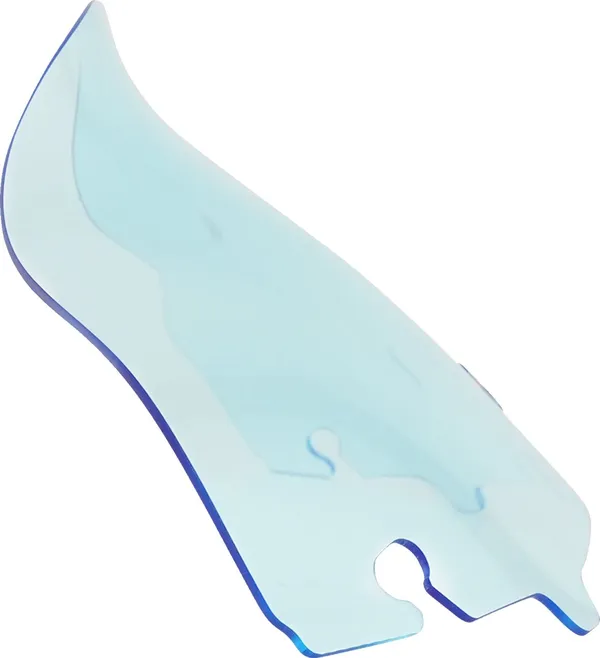 23100742.webp FLH - 2014+ - FLARE WINDSHIELD - 6.5" - KOLOR - BLUE ICE