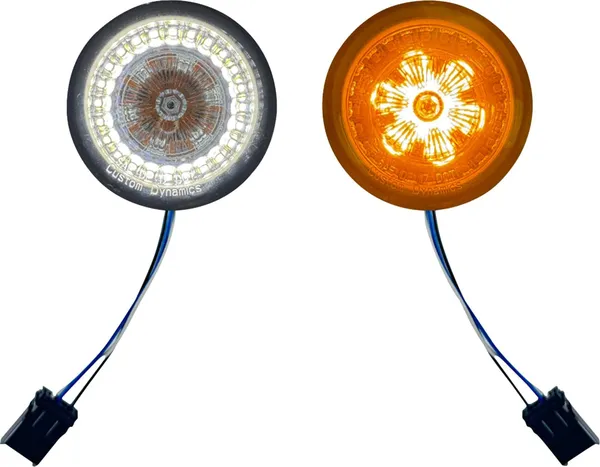 INSERTS TURN SIGNAL PROBEAM LED FRONT SMOKED LENS