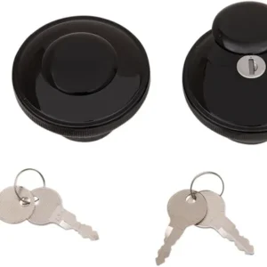 CAP GAS LOCK BLK N/VENT