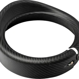 TRIM HEADLIGHT WITH VISOR 7" MATTE
