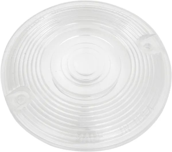 LENS TURN SIGNAL FLAT STYLE - CLEAR