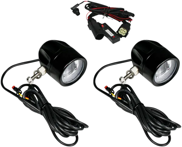 PROBEAM LED HALO FOG LIGHTS - BCM - BLACK (PAIR) ECE