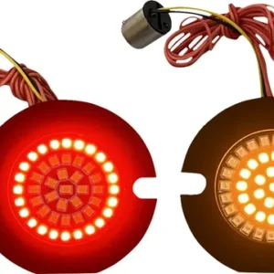 GEN 4 TURN SIGNAL FLAT 1156 AMBER/RED -PAIR
