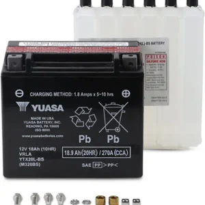 BATTERY YUASA MF YTX20L-BS