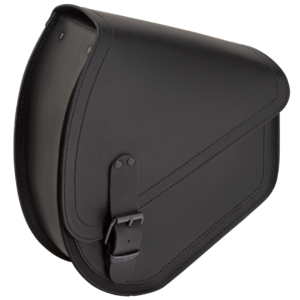 Texas Leather round style Softail swing arm bag