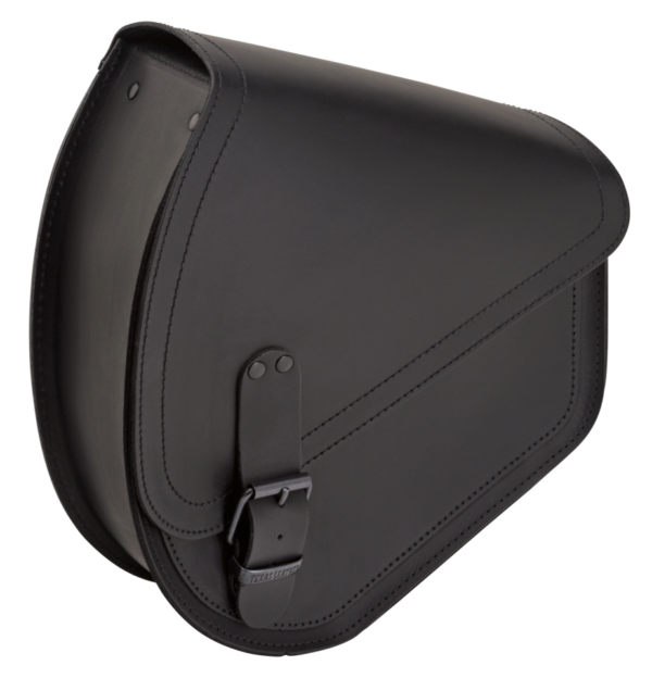 Texas Leather round style Softail swing arm bag