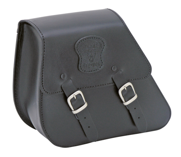 Texas Leather Dyna Swing Arm Bags - black bag